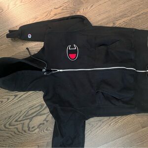 Champion Black Zip-Up Hoodie